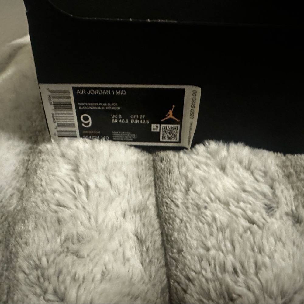Jordan Air Mid 1 Sneakers in Racer Blue - Picture 2 of 3